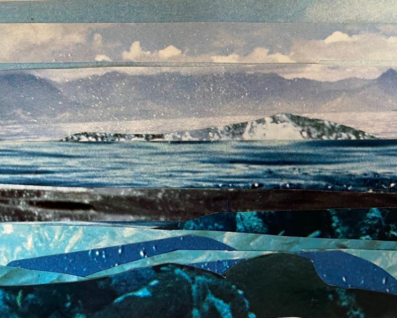 Illustration of ocean currents - surface and deep